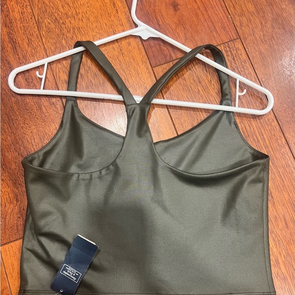 Abercrombie & Fitch Khaki Sports Bra - Picture 2 of 3